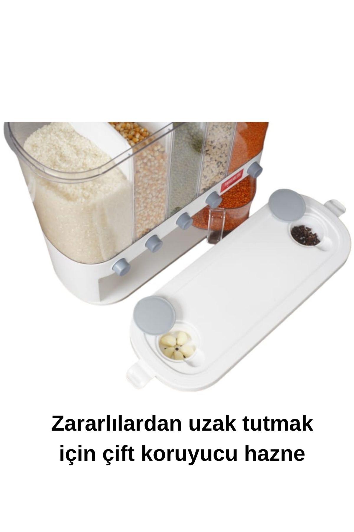 TAHILMATİK GIDA TAHIL VE BAKLİYAT ORGANİZER (BEYAZ)