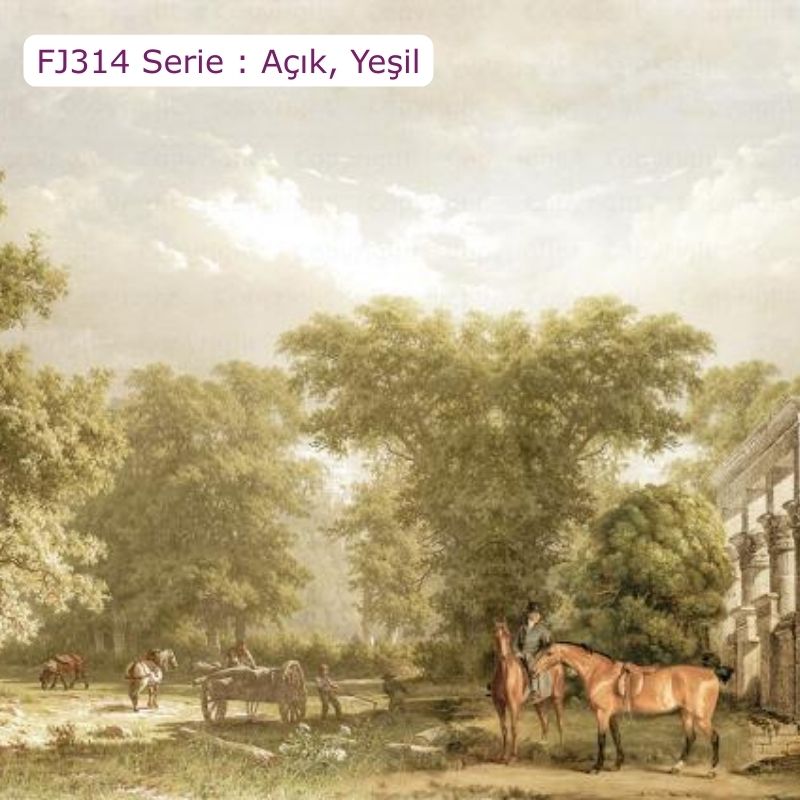FJ314 Serisi | Orman Manzara Tasarımlı Duvar Kağıdı