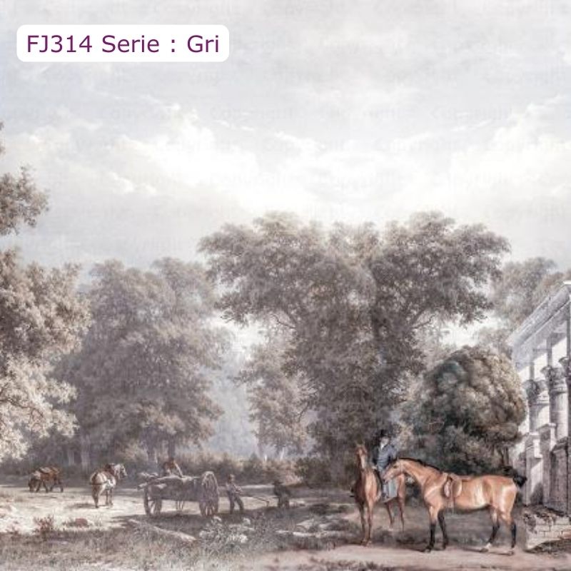 FJ314 Serisi | Orman Manzara Tasarımlı Duvar Kağıdı