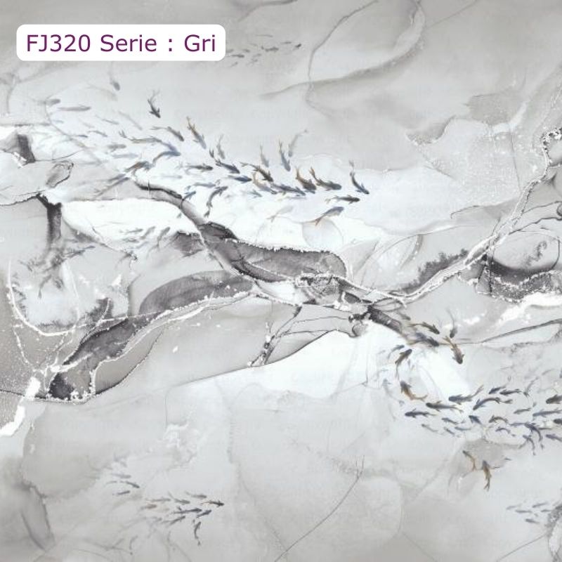 FJ320 Serisi | Balık Sürüsü Tasarımlı Poster Duvar Kağıdı