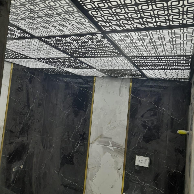 60*60 Moderna Tavan Panel (Beyaz)
