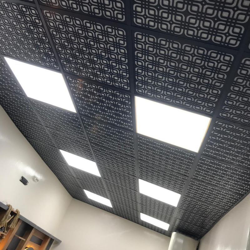 60*60 Moderna Tavan Panel (Beyaz)