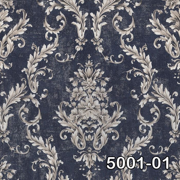 Decowall Retro Damask Desen Duvar Kağıdı 5001-01