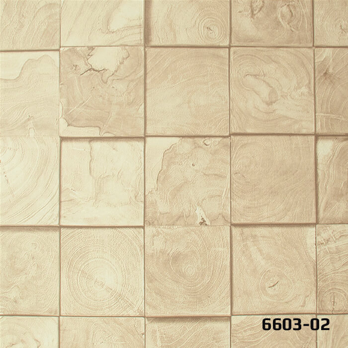 Decowall  DecoStone Kare Desenli Duvar Kağıdı-6603-02