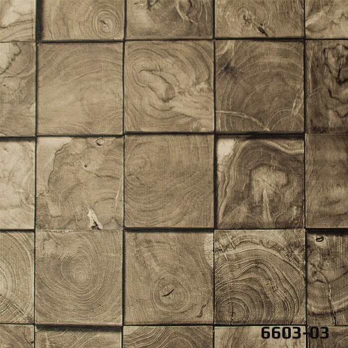 Decowall  DecoStone Kare Desenli Duvar Kağıdı-6603-03