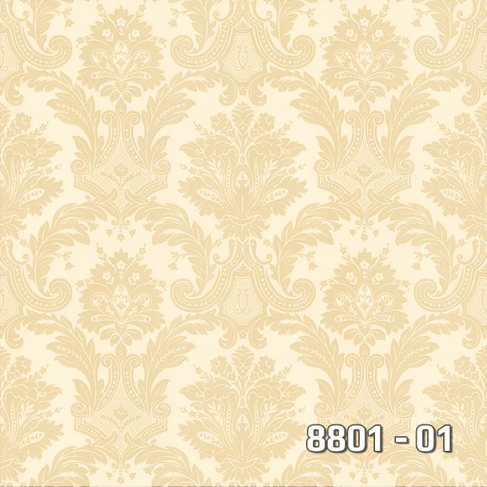 Decowall RoyalPort DAMASK Desen Duvar Kağıdı 8801-01