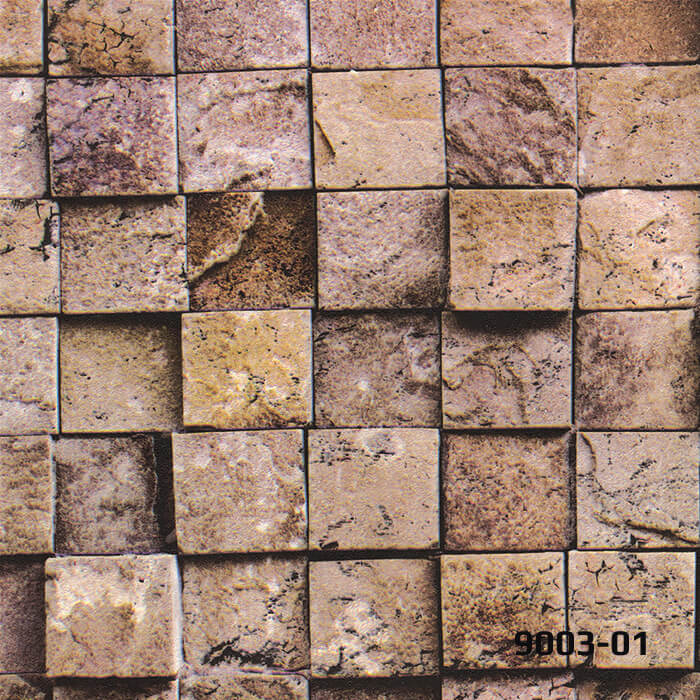 Decowall  DecoStone Kare Desenli Duvar Kağıdı 9003-01