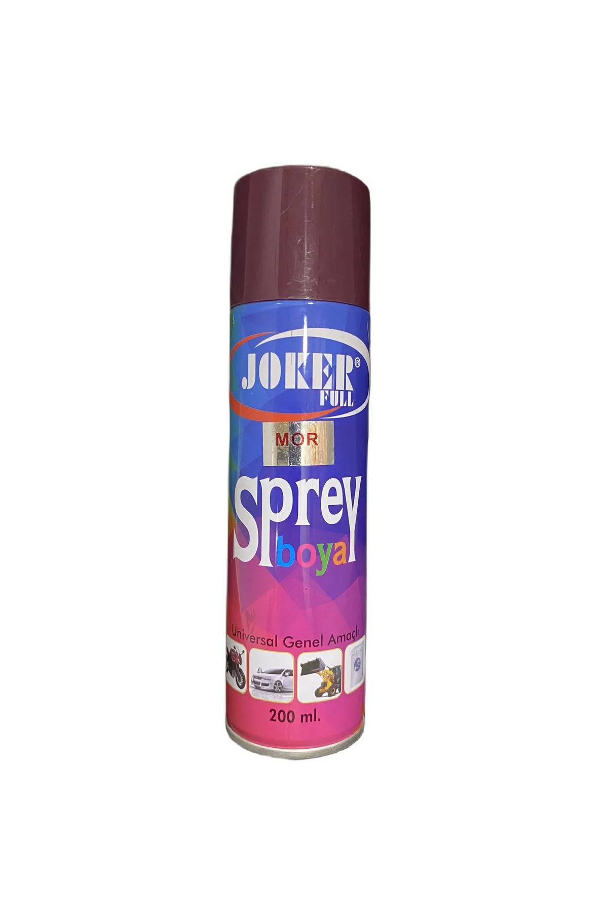 Decomarket Joker Sprey Boya  200 ml Çıta Motif Boyar 200 ml 3004 Bordo