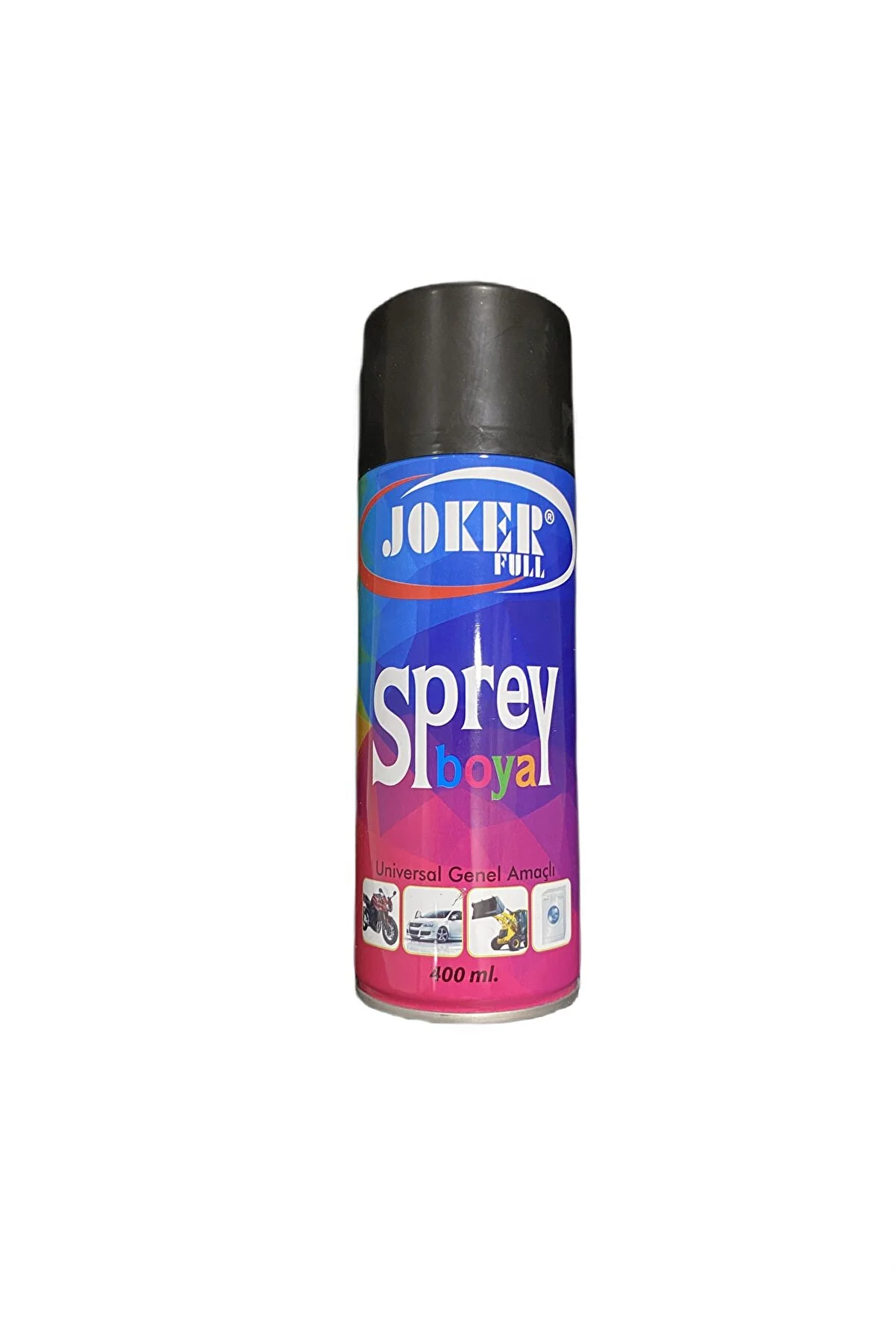 Decomarket Joker Sprey Boya  400 ml Boyanabilir Çıta Boyar 400 ml Siyah